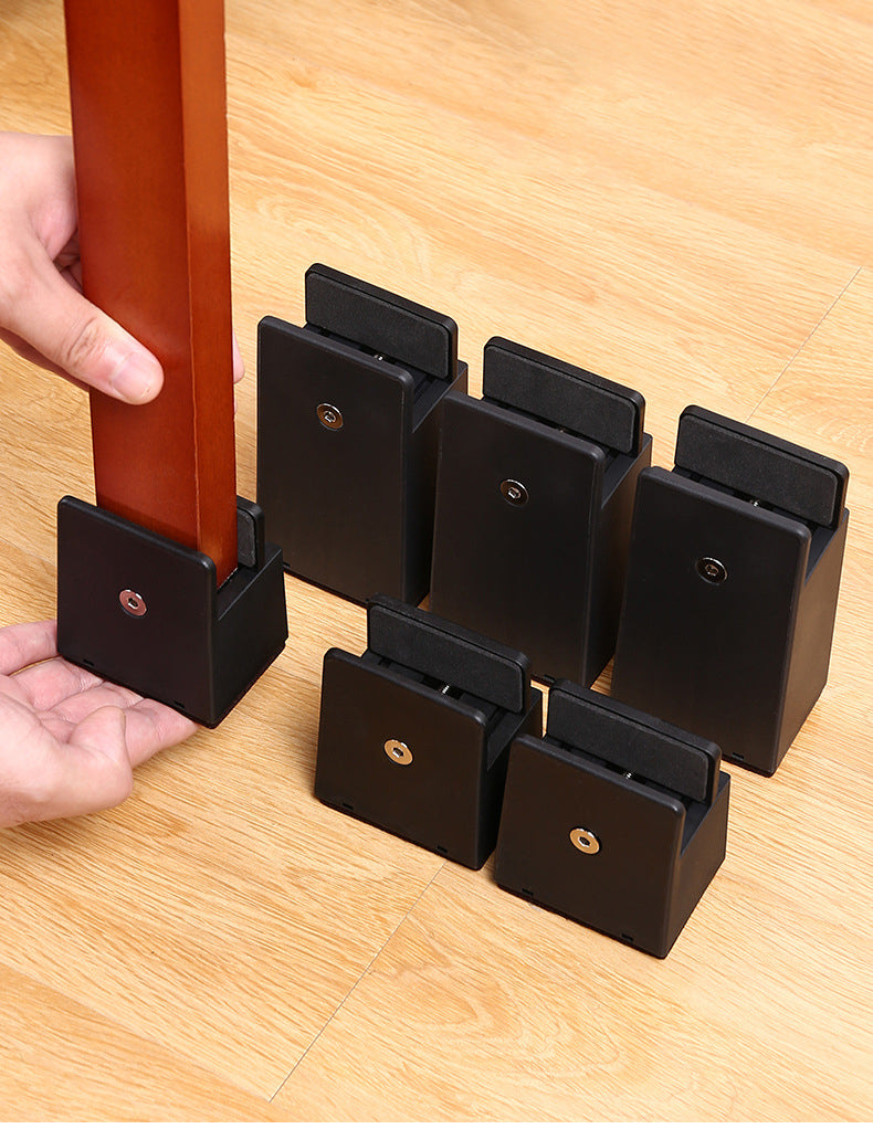 Adjustable Furniture Leg Risers for Extra Clearance