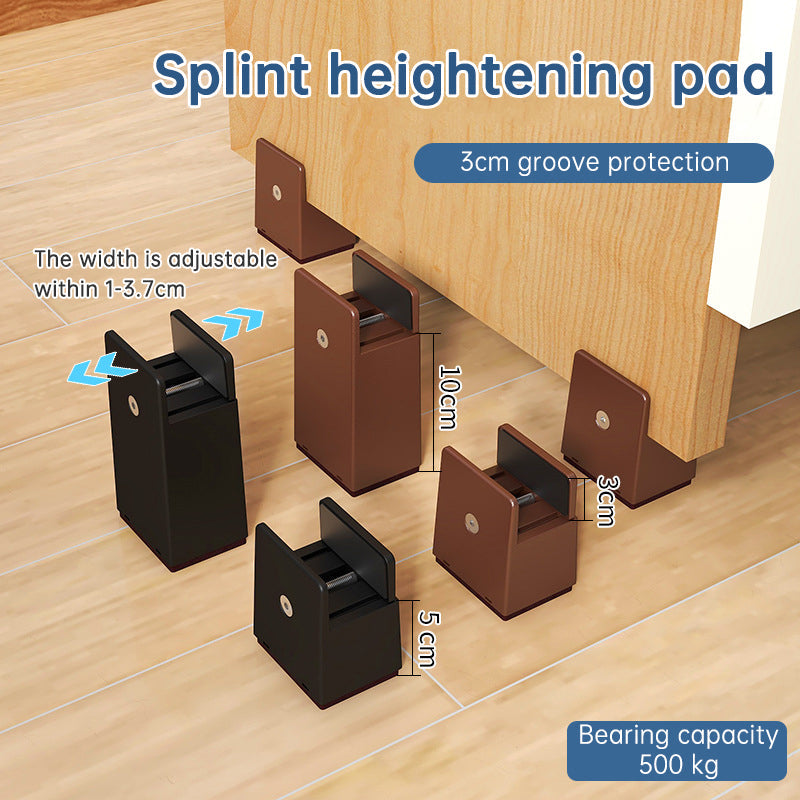 Adjustable Furniture Leg Risers for Extra Clearance