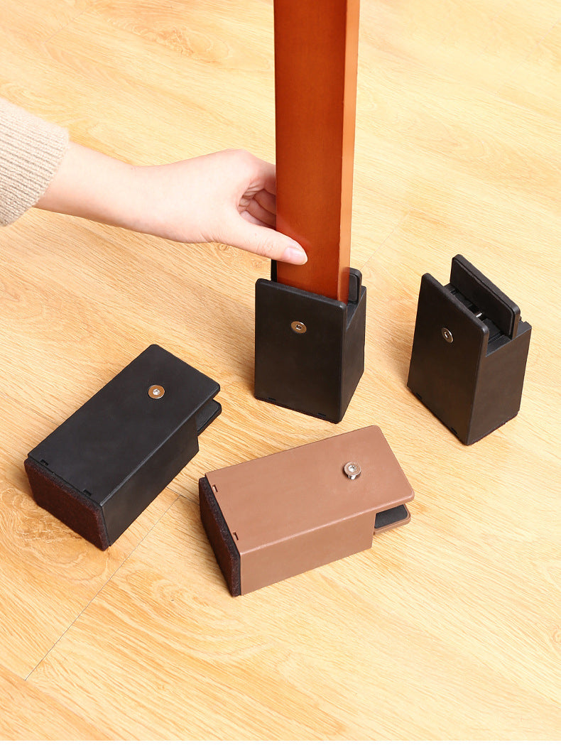 Adjustable Furniture Leg Risers for Extra Clearance