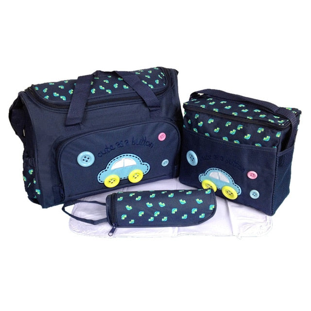 Baby Diaper Bag Set With Roomy, Organized Storage