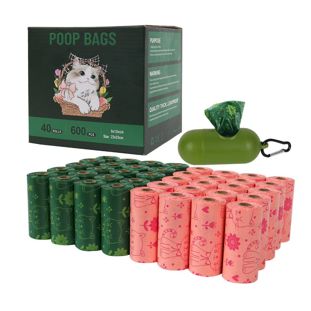 Dog Poop Bags, 600 Extra-Thick Leak-Resistant Rolls