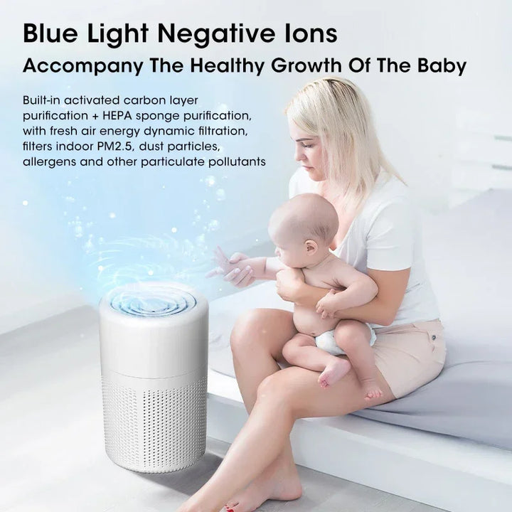 Desktop Air Purifier for Smoke, Odor and Formaldehyde