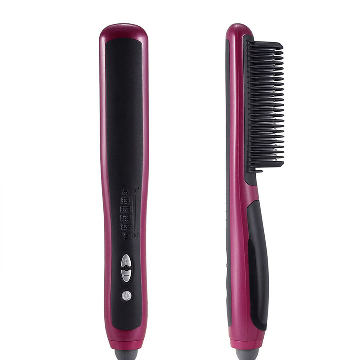Men's Hair and Beard Straightening Comb Styler Ceramic