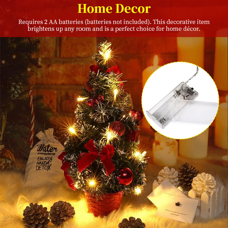 40cm LED Christmas Tree Night Light Tabletop Decor