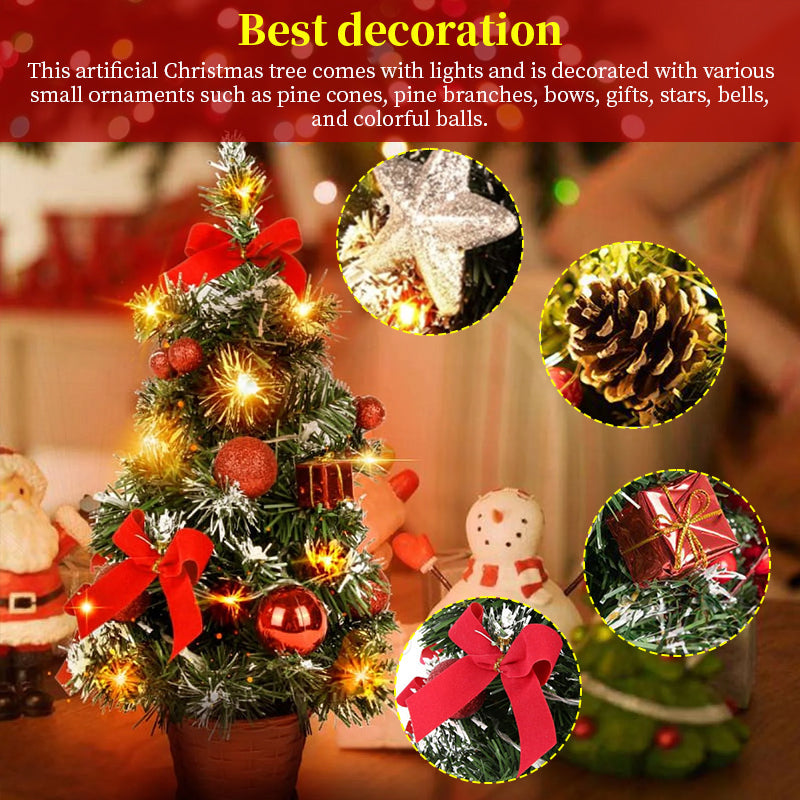 40cm LED Christmas Tree Night Light Tabletop Decor