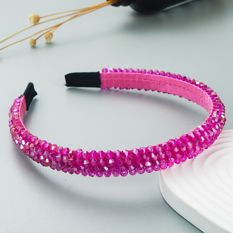 Crystal Bead Hair Band for Sparkling Polished Styles