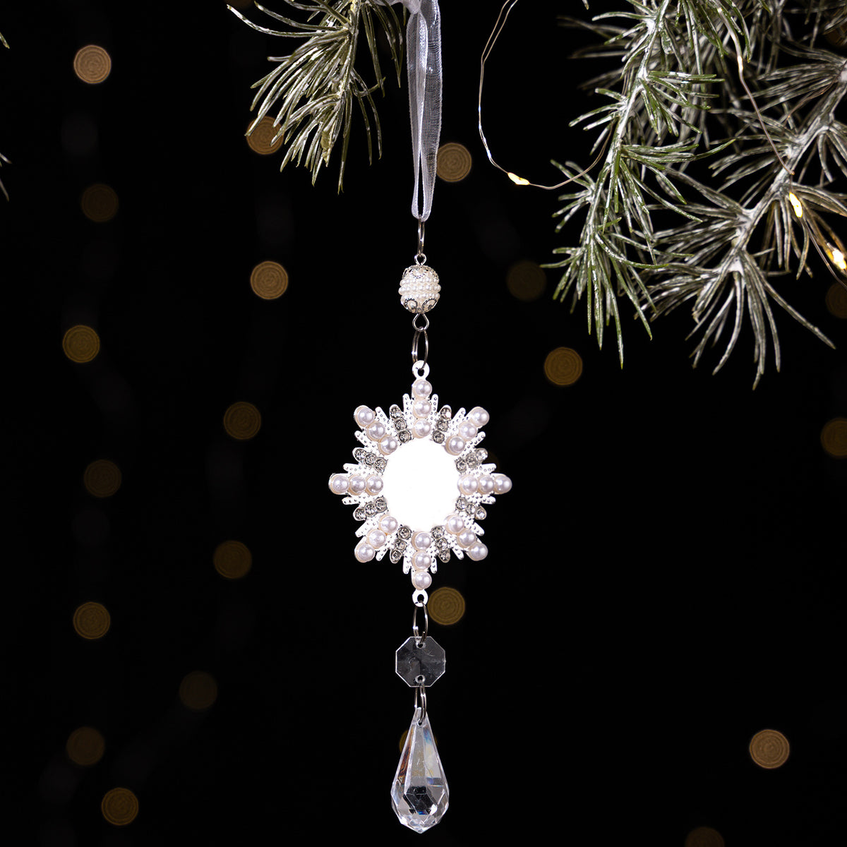 Crystal Christmas Ornaments for Elegant Sparkling Trees