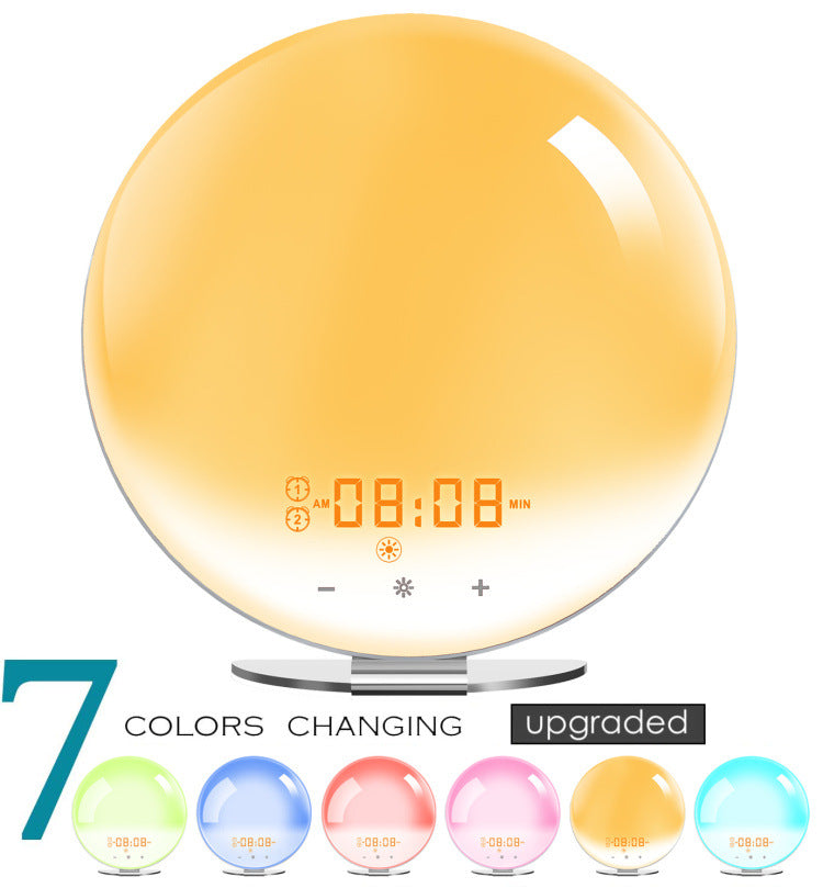 Sunrise Alarm Clock with Ambient Light and FM Radio