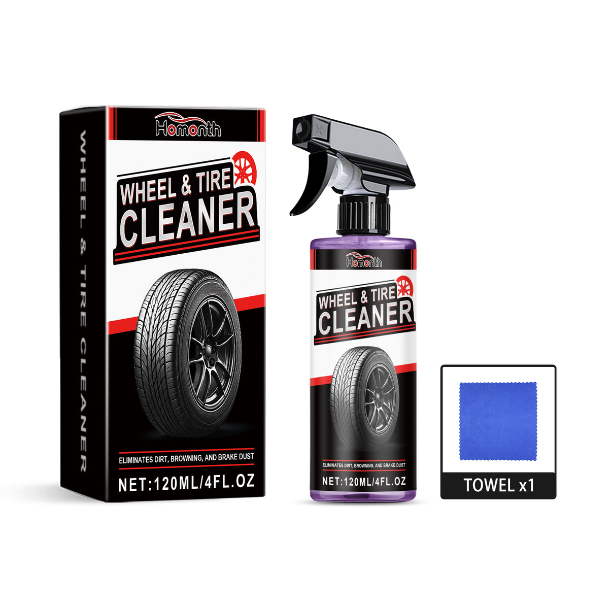 Automotive Wheel & Tire Cleaner for Brake Dust Removal