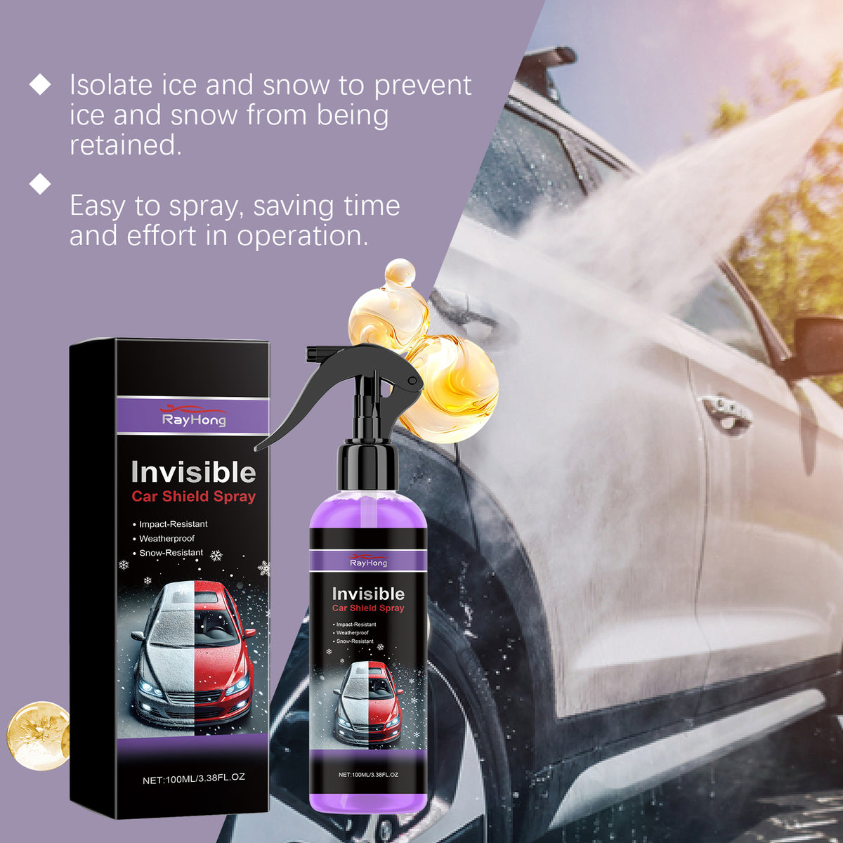 Car Paint Protective Spray for Water and Dirt Defense