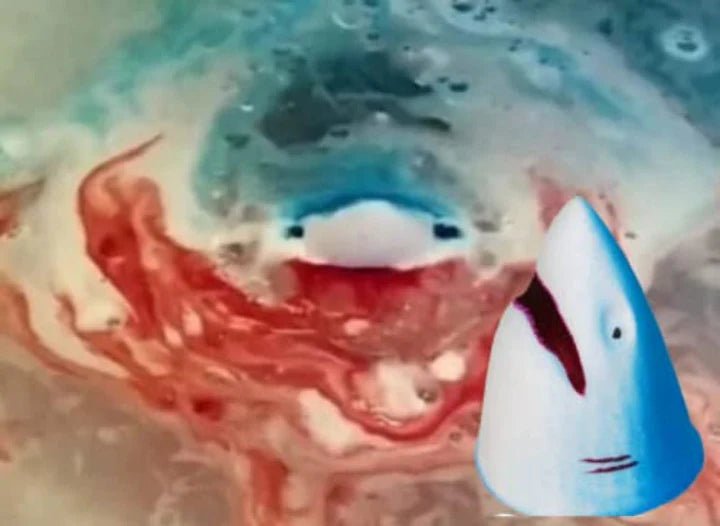Shark Attack Bath Bomb - wanelo - store - roman