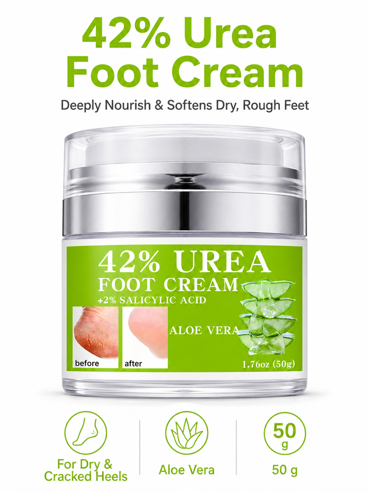 42% Urea Foot & Hand Cream for Cracked Heels | 50ml