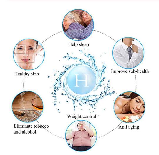 Portable Hydrogen Water Bottle 420ml, USB Rechargeable