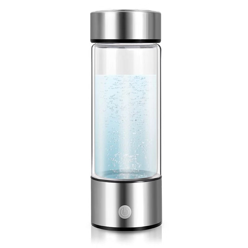 Portable Hydrogen Water Bottle 420ml, USB Rechargeable