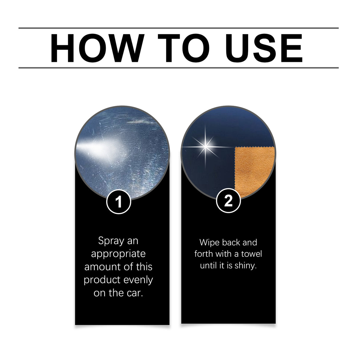 3-In-1 Car Coating Spray for Glossy Surface Protection