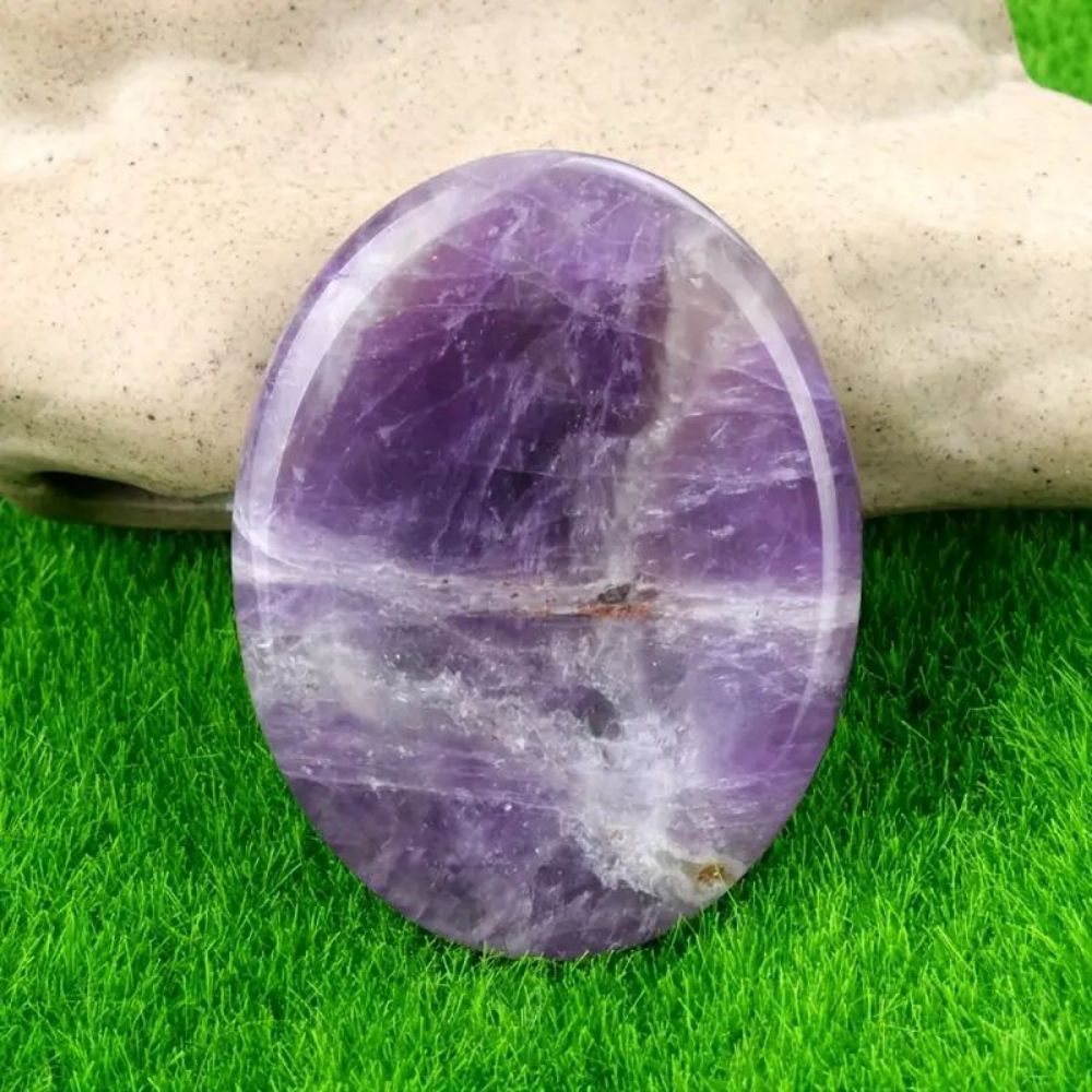 Worry Stone Crystal for Calming Tactile Focus & Meditation