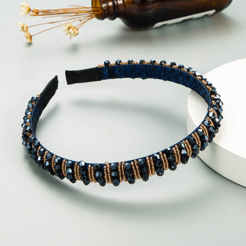 Beaded Headband for Colorful Statement Hair Styling