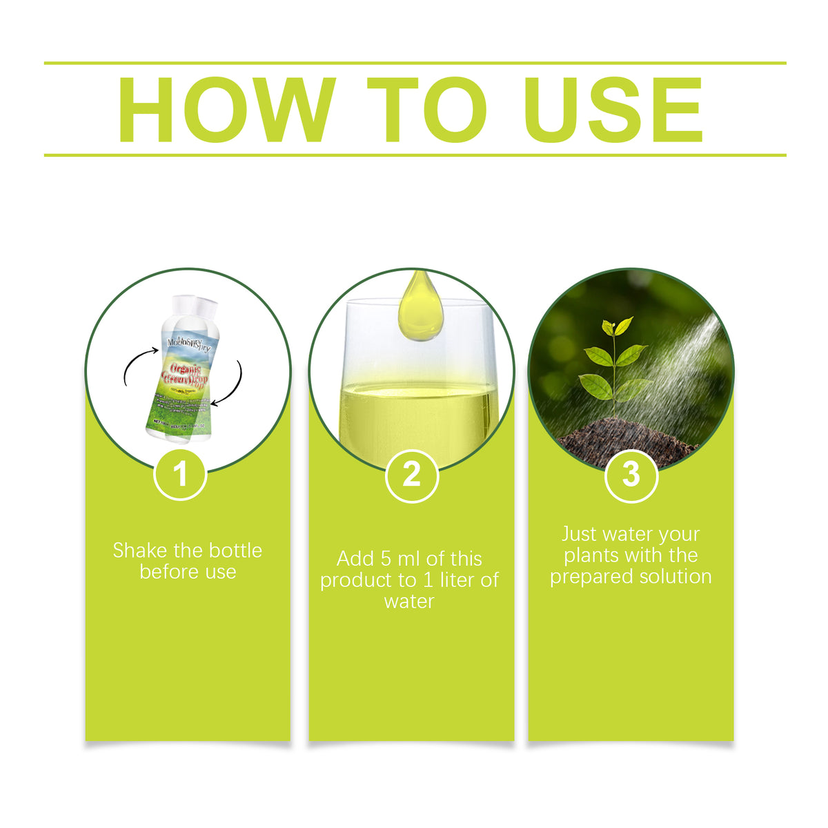 Liquid Plant Fertilizer for Greener, Stronger Growth