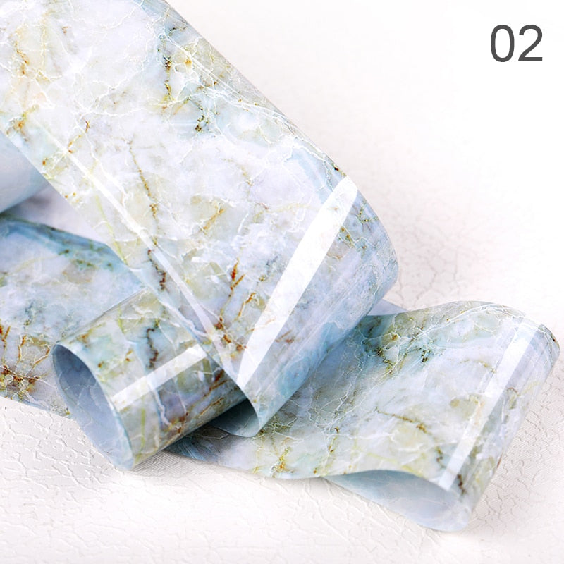 Holographic Nail Foil Transfer Stickers — 24-50 Sparkly