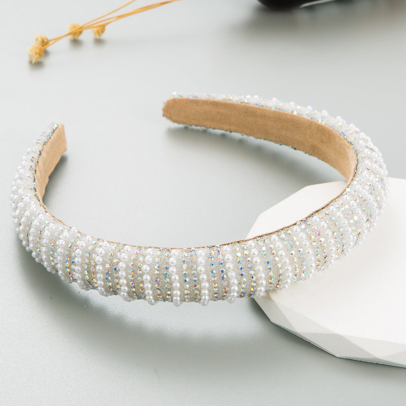 Pearl Rhinestone Headband for Instant Glamorous Style