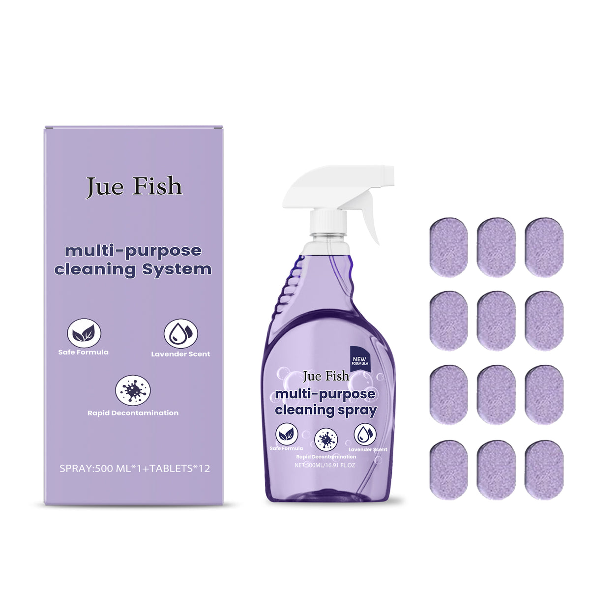 Multi-Purpose Grease Cleaner Spray for Cooktops & Utensils
