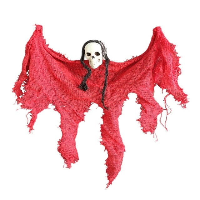 Hanging Skeleton Ghost Decoration for Haunted Halloween