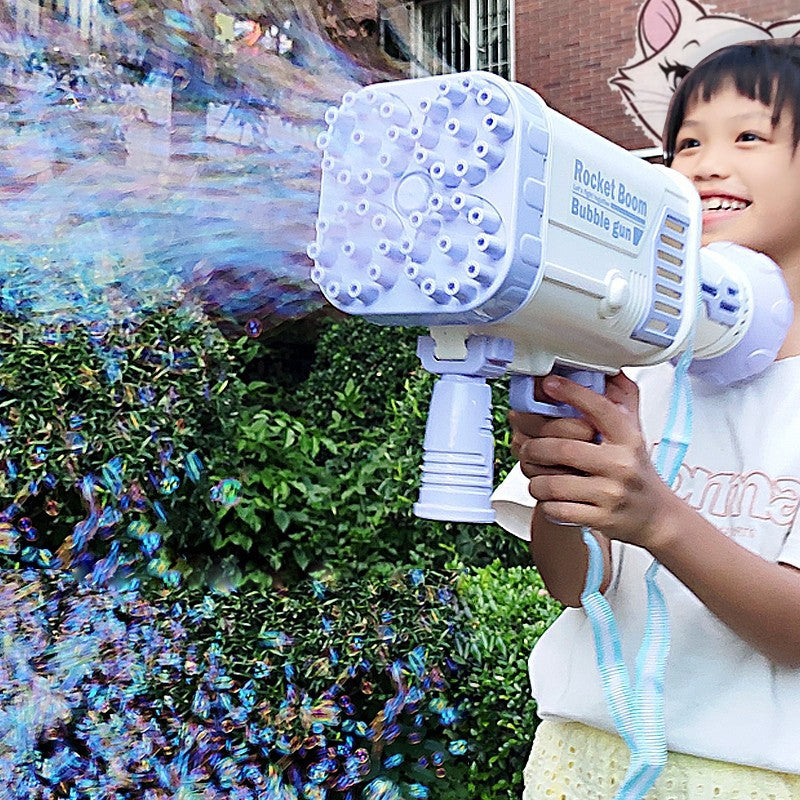 Electric Bubble Gun Toy for High-Volume Outdoor Play