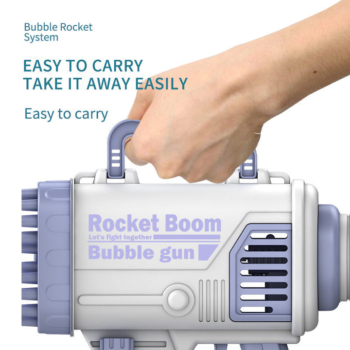 Electric Bubble Gun Toy for High-Volume Outdoor Play