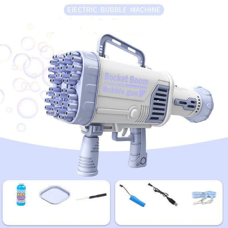 Electric Bubble Gun Toy for High-Volume Outdoor Play