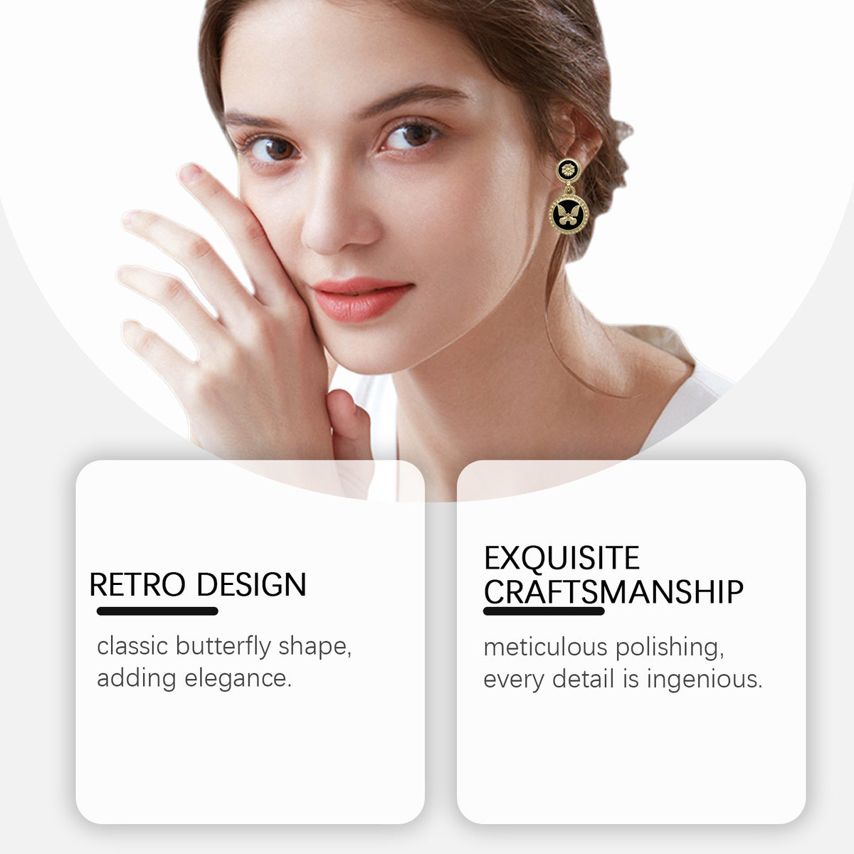 Vintage Butterfly Earrings for Elegant Everyday Style