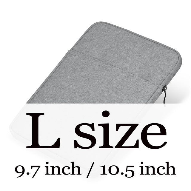 Shockproof Tablet Sleeve Case with Soft Fleece Lining