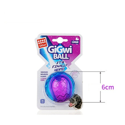 Squeaky Dog Chew Ball for Safe Outdoor Fetch Play