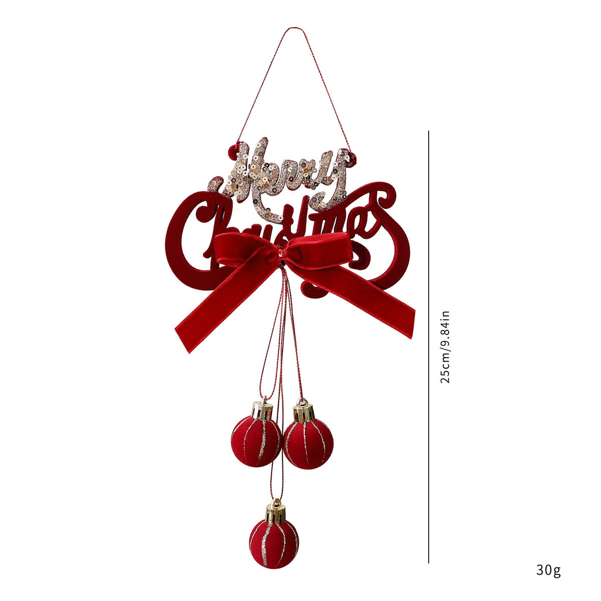 Christmas Bell Plush Ornaments Nordic Holiday Decor