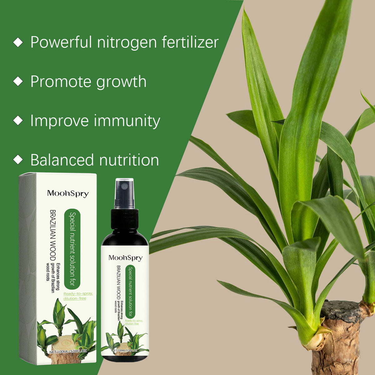 Green Plant Fertilizer Spray for Healthier Greenery