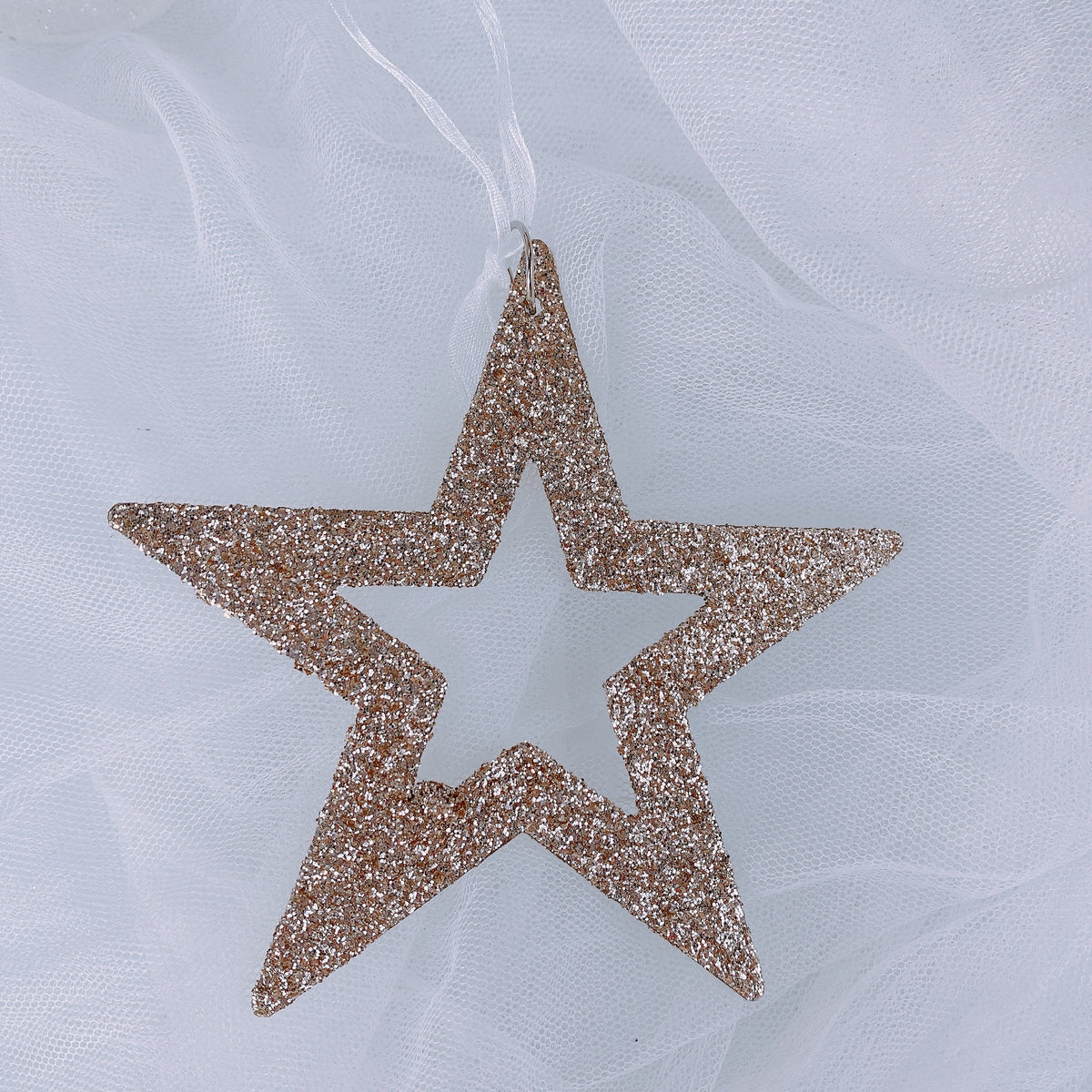 Christmas Tree Ornaments for Elegant Snowy Sparkle