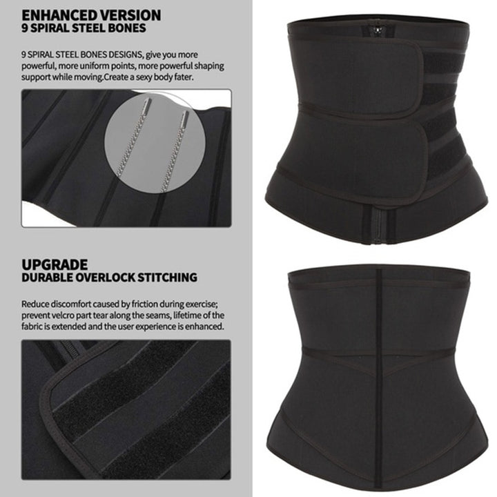 Sauna Waist Trainer — Sweat More, Sculpt Faster with 9