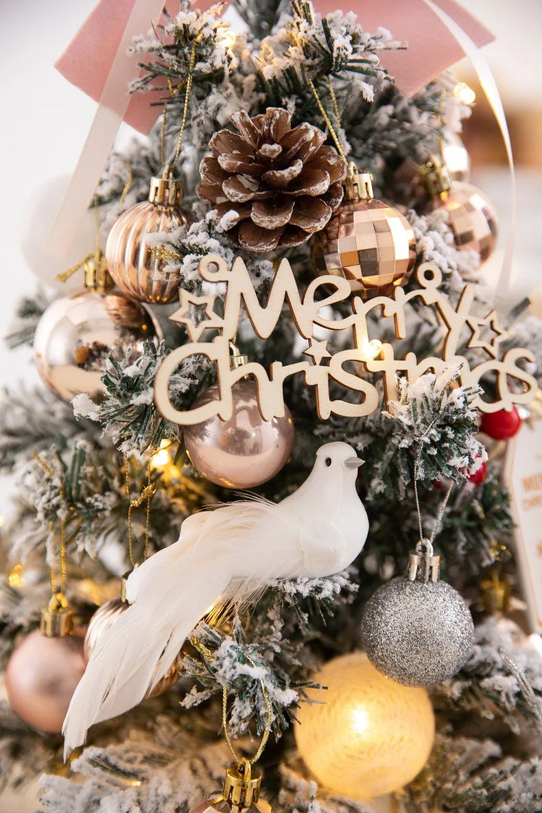 Mini Christmas Tree With Lights for Small-Space Cheer
