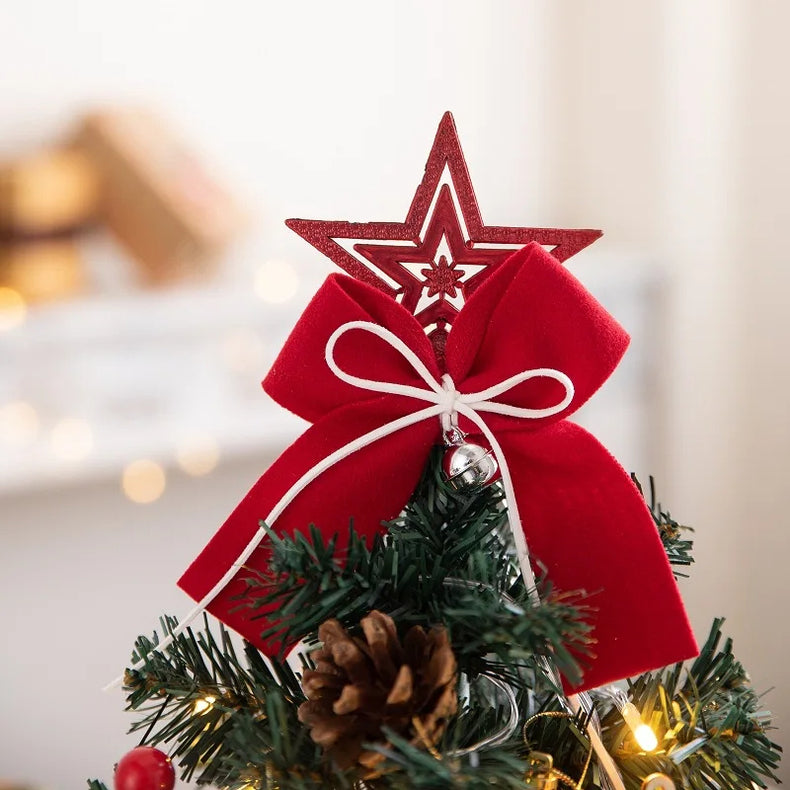 Mini Christmas Tree With Lights for Small-Space Cheer