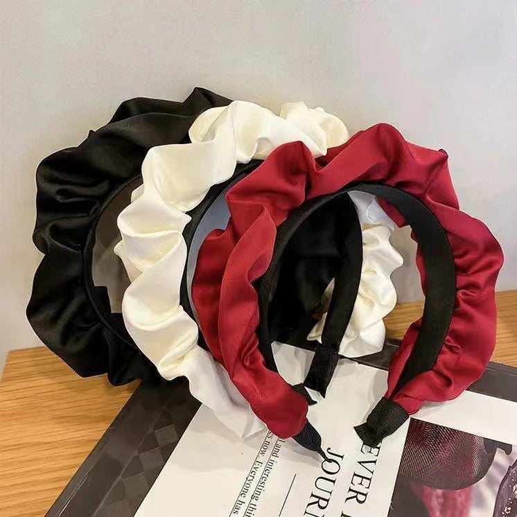 Women's Wide-Brim Headband for Dramatic Volume & Style