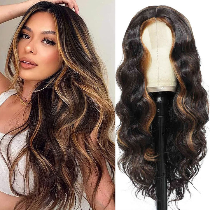 Long Wavy Lace Front Wig for Natural-Looking Glam