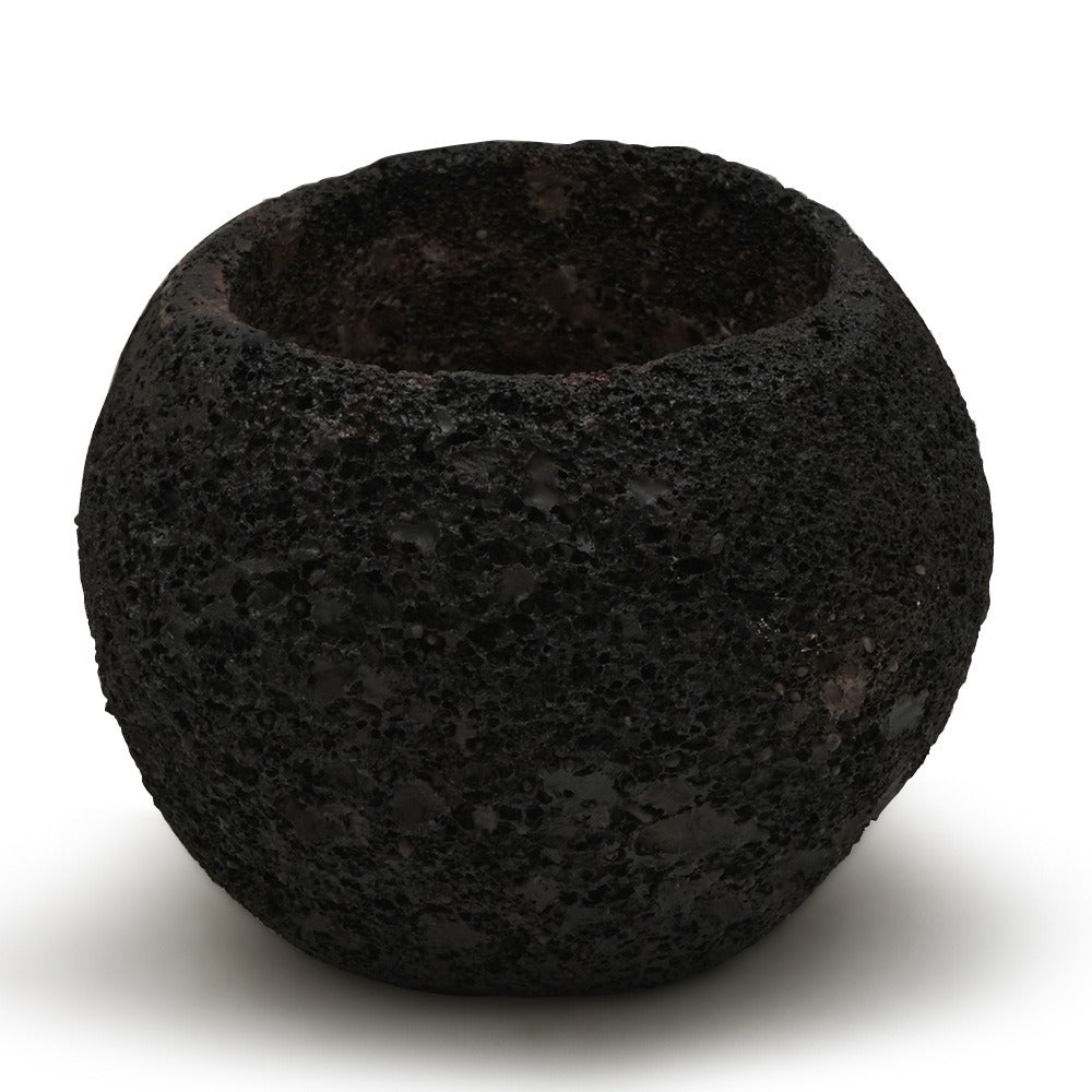 Volcanic Stone Planter Pot for Desk and Shelf Decor