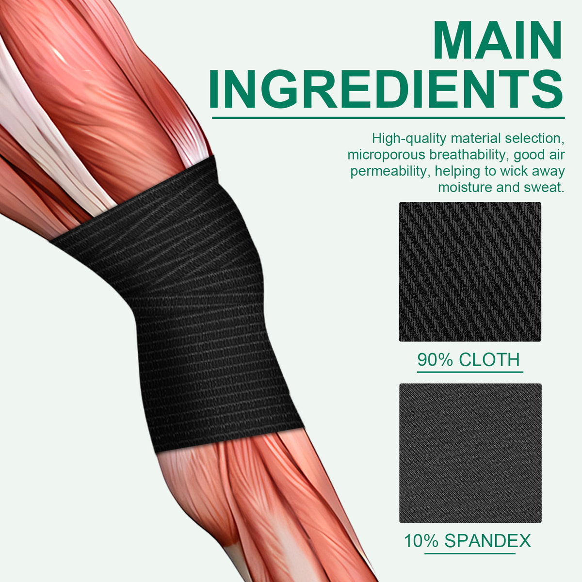 Self-Adhesive Sports Bandage Wrap for Joint Support