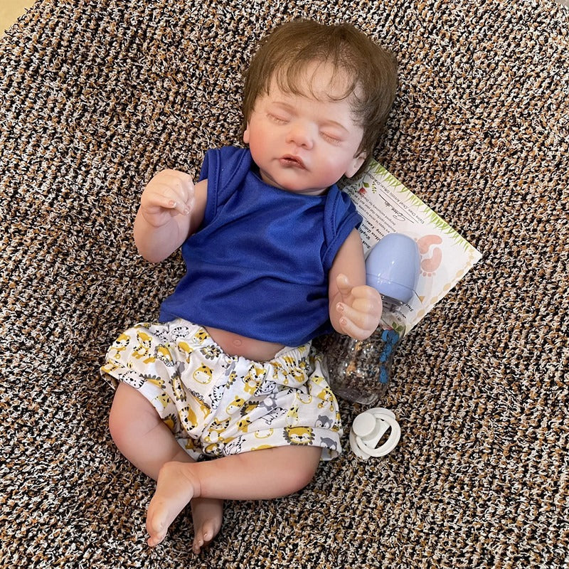 45cm Reborn Doll With Lifelike Sleeping Newborn Details