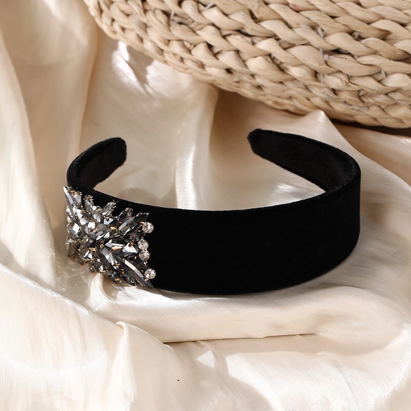 Wide Rhinestone Headband for Instant Everyday Glamour