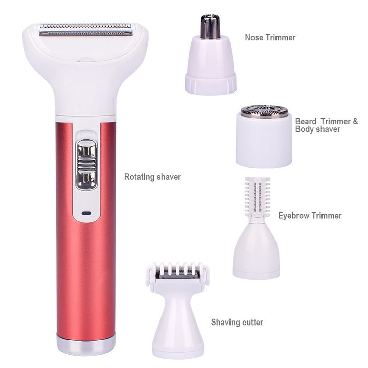 5-in-1 Women's Electric Shaver for Face, Body & Brows
