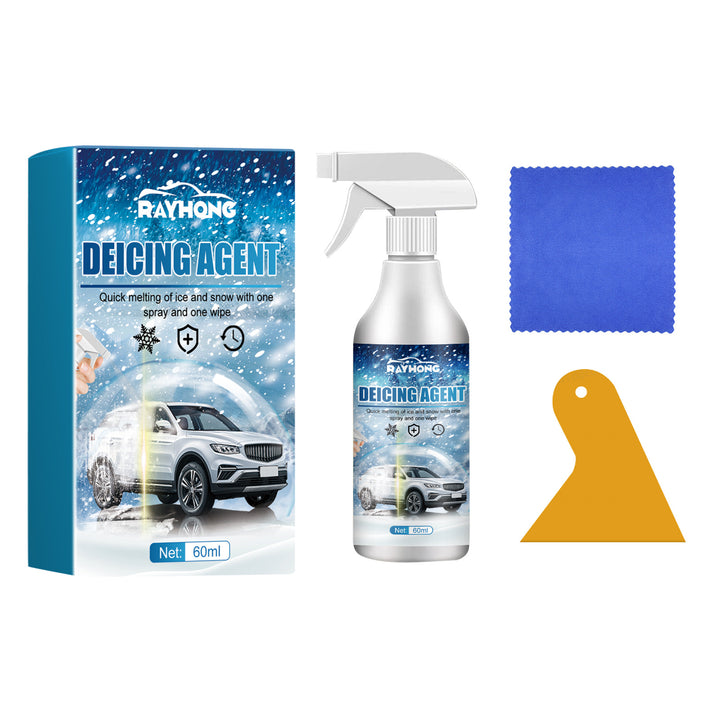 Windshield Deicer Spray for Fast Winter Ice Removal
