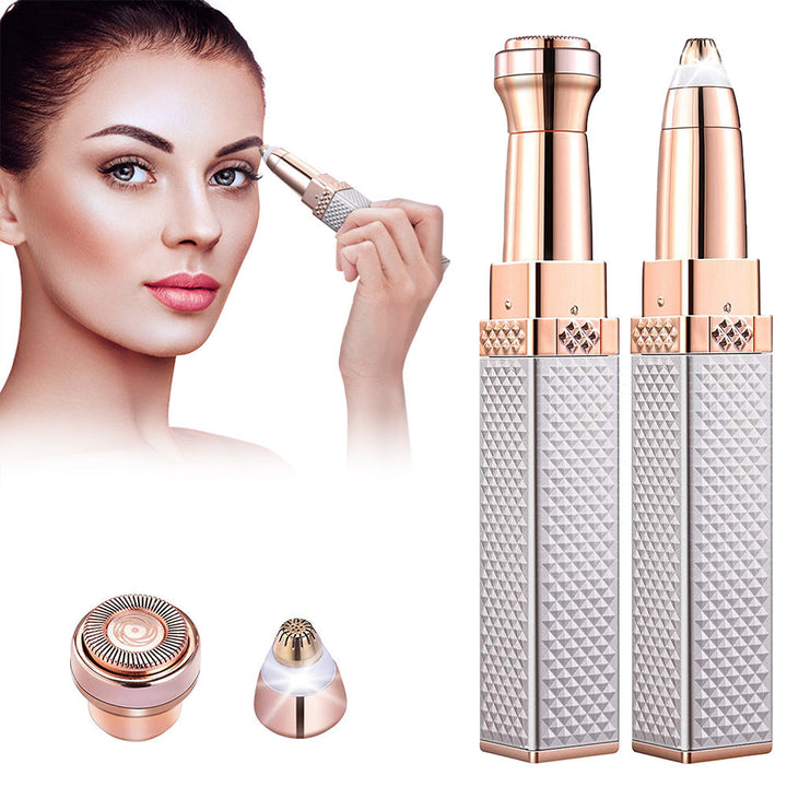 4-In-1 Electric Facial Hair Trimmer for Precise Grooming
