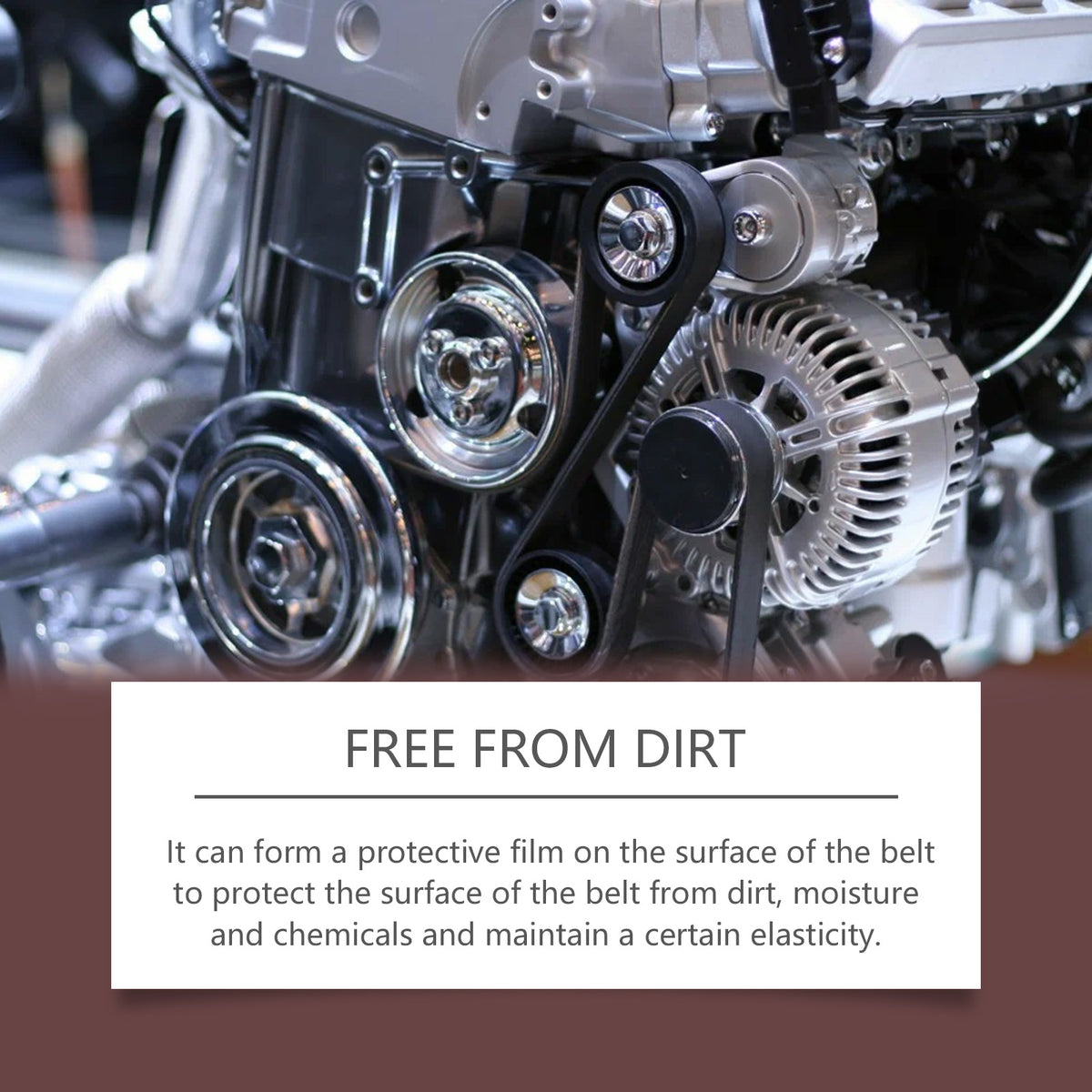 Automotive Belt Lubricant for Quieter Engine Operation