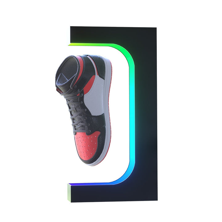 Magnetic Levitation Sneaker Display Stand with LED Light
