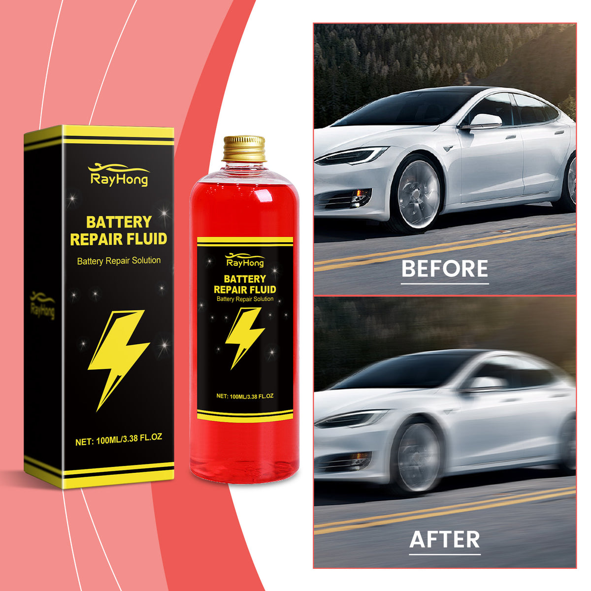 Battery Repair Fluid for Lead-Acid Battery Performance